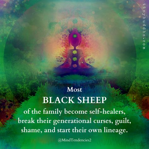 Visit tinybuddha.com for more inspiration! Black Sheep Of The Family, Tiny Buddha, Awakening Quotes, Meditation Art, Mind Quotes, Spiritual Wisdom, Black Sheep, Spirituality Energy, Spiritual Healing