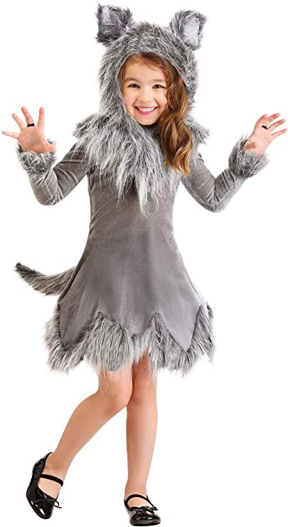 Toddler Wolf Costume, Girls Wolf Costume, Wolf Costume Kids, Fawn Costume, Wolf Outfit, Wolf Dress, Wolf Kids, Werewolf Costume, Fun Costumes