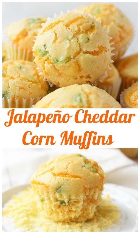 Jalapeno Corn Muffins, Sweet Corn Muffins, Cheddar Corn, Cornmeal Muffins, Spicy Corn, Jalapeno Cheddar, Savory Muffins, Corn Muffins, Star Food