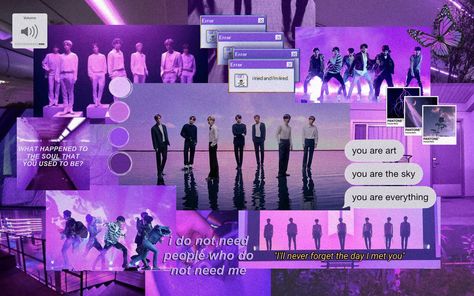 Wallpaper Laptop Purple, Bts Aesthetic Wallpaper, Wallpaper Laptop, Bts Aesthetic, Aesthetic Wallpaper, Laptop, Wallpapers, Bts, Collage