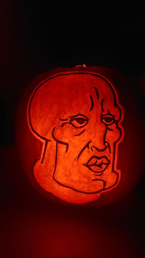 🐙 Handsome Squidward Pumpkin, Squidward Pumpkin, Handsome Squidward, Creature Design, Pumpkin Carving, Carving, Quick Saves, Design