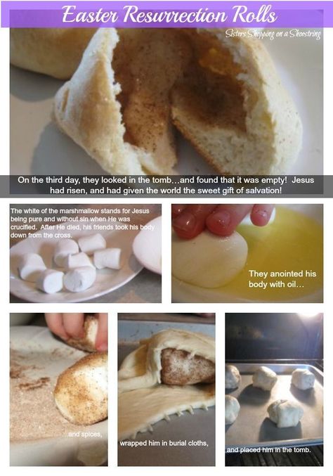 Easter Rolls, Resurrection Rolls, Food Lessons, Easter Resurrection, Craft Food, Easter Recipe, Funnel Cakes, Whoopie Pie, Easter Activities For Kids