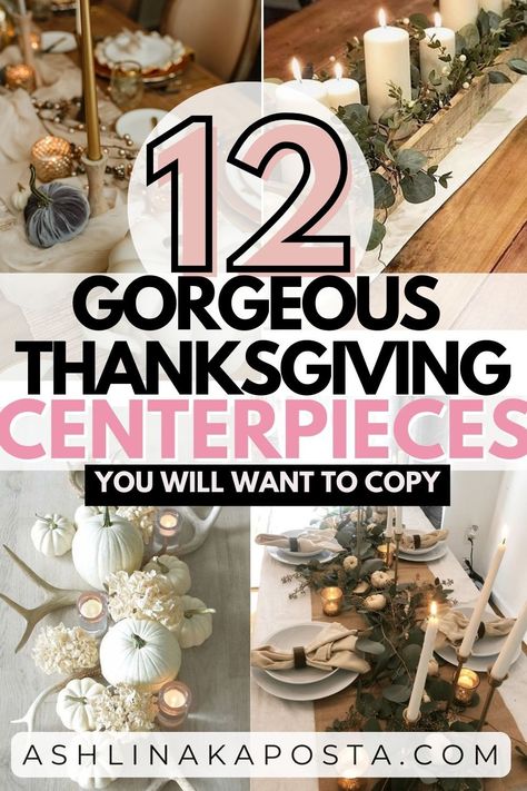 Thanksgiving table settings , decor ideas