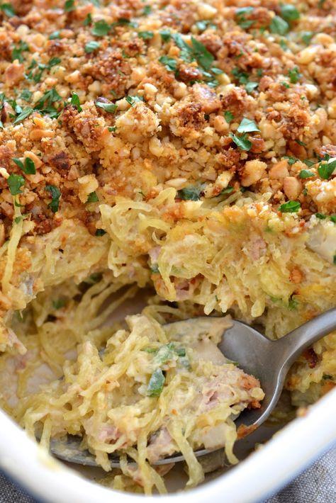 Jalapeño Tuna, Whole 30 Spaghetti Squash, Tuna Noodle Casserole Healthy, Jalapeno Popper Casserole Recipe, Tuna Noodle Casserole Easy, Easy Mushroom Soup, Paleo Tuna, Best Tuna Casserole, Casserole Healthy