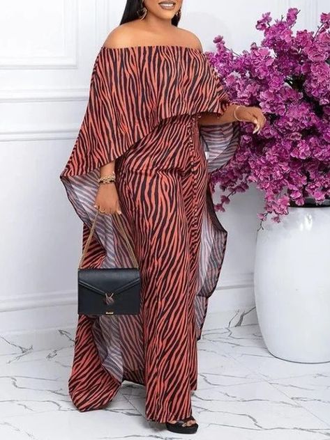 Fashion Elegant Style What's New Online Shopping Page 2 | stylewe Silk And Chiffon Styles, Jumpsuit Ideas, Chiffon Styles, Ankara Trousers, Stylish Naija, Petite Casual, Clothes Business, Jumpsuit Fall, 2piece Outfits