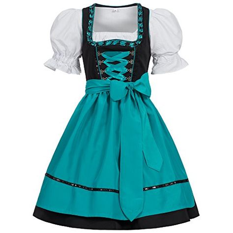 Oktoberfest Costume Women, Wench Costume, Oktoberfest Outfits, Beer Girl Costume, German Costume, Oktoberfest Dress, Oktoberfest Costume, Black White Maxi Dress, Oktoberfest Party