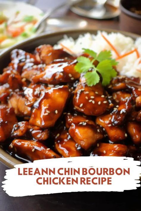 Last Updated on September 5, 2023 Leeann Chin is an iconic figure in the Minneapolis-St. Paul metropolitan area. Since her first restaurant opened in 1980, Leeann has been serving up delicious Chinese cuisine to Minnesotans for over 40 years! Her classic bourbon chicken dish is a favorite among many locals, and now I’m sharing my ... Read more Burboun Chicken, Bourban Chicken, Chinese Bourbon Chicken, Bourbon Chicken Recipe, Sliders Recipes Chicken, Celery Recipes, Bourbon Chicken, Chinese Cooking Recipes, Chicken Dish