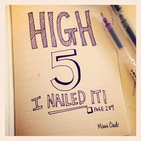 #cindy365notes {page 289 of 365} Aiming to High Five myself when I complete page 365 on 31st Dec 2013. #NailedIt 365 Notes, Doodle Notes, Handwritten Notes, High Five, Note Writing, Quote Of The Day, Notebook, Writing, Quotes