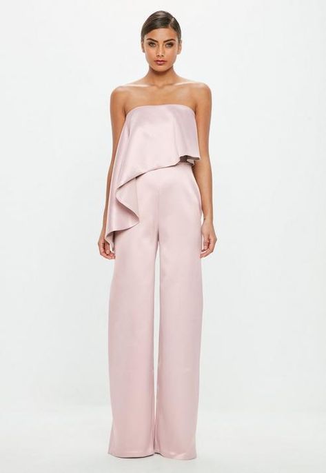 Classy Jumpsuits For Weddings, Semi Formal Outfits For Women Wedding, Blush Pink Jumpsuit, Jumpsuits For Weddings, Formal Outfits For Women, Semi Formal Outfits For Women, Gold Jumpsuit, Jumpsuit For Wedding Guest, Classy Jumpsuit