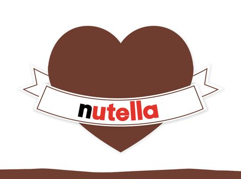 I love Nutella Nutella Lover, Social Media Advertising Design, Chocolate Nutella, Clip Art Borders, Advertising Design, Nutella, Coca Cola, Happy Halloween