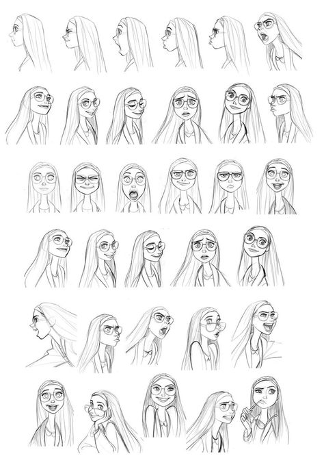 Disney Illustration Art Character Design, Disney Expressions, Head Sketches, Mouth Cartoon, Concept Art Landscape, Lemon Face, Expression Sheet, Creature Fantasy, Character Design Cartoon