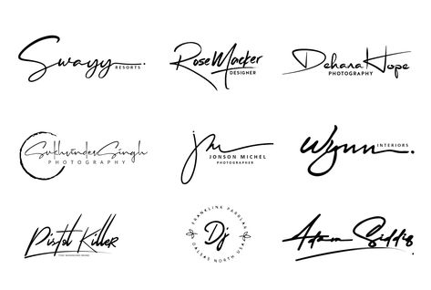 For only $20, signatron will design a perfect signature logo for your personal need | On Fiverr.com Professional Signature, Signatures Handwriting, Signature Logo Design, Handwritten Logo, Design Podcast, Handwritten Calligraphy, Calligraphy Logo, Signature Ideas, Album Cover Design