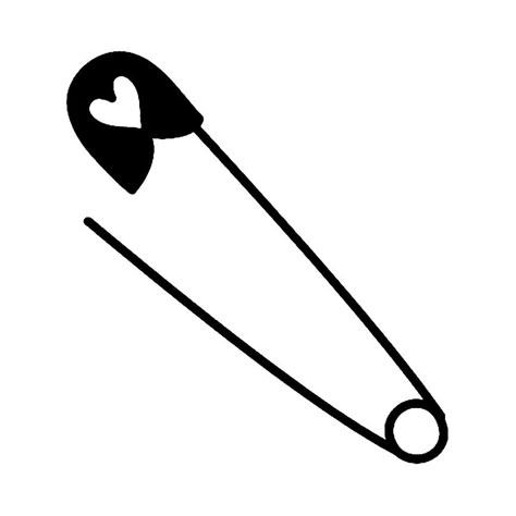 Safety Pin Doodle, Safety Pin Drawing, Clothing Brand Design Ideas, Safety Pin Tattoo, Alpha Graph, Valentines Drawings, Rp Overlay, Ma Logo, Clothing Brand Design