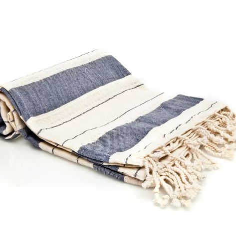 Beachcrest Home Loyce Peshtemal Turkish Cotton Beach Towel & Reviews | Wayfair Turkish Bath Towels, Cotton Beach Towel, Peshtemal Towel, Cooling Blanket, Turkish Bath, Turkish Fashion, Decorative Towels, Cotton Bath Towels, White Towels