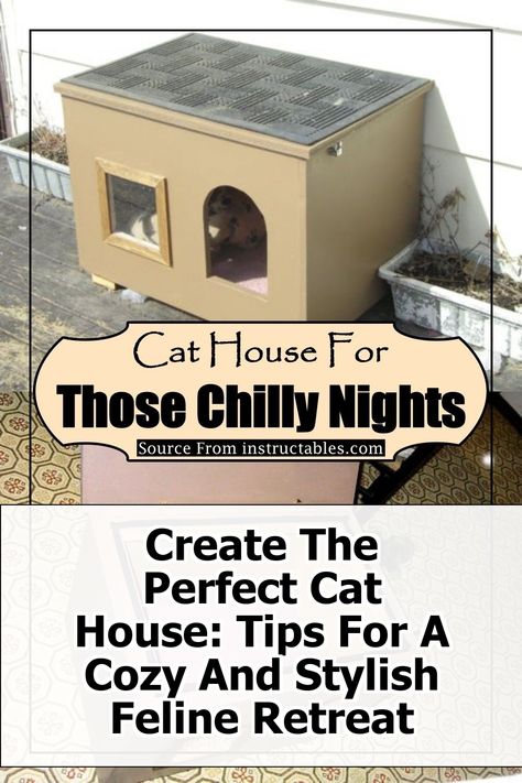 Transform your feline friend's space with our ultimate guide to creating the perfect cat house. Discover tips for designing a cozy and stylish retreat that your cat will love. From choosing the right materials to adding fun features, we cover everything you need to know to build a cat house that blends seamlessly with your home decor. Make your cat's comfort a priority while enhancing your living space with these creative ideas. Easy Cat House, Build A Cat House, Cat House Ideas, Diy Cat House, Cat House Diy, House Tips, Pet Day, Cat Crafts, Cat Diy