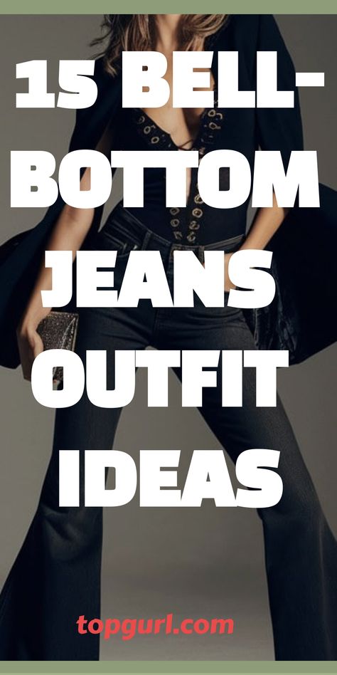 15 Bell-Bottom Jeans Outfit Ideas for Women to Rock That ’70s Style. Style With Bell Bottom Jeans, White Shirt With Bell Bottom Jeans, Plus Size Bell Bottoms Outfit Winter, High Waist Bell Bottom Jeans Outfits, Boots To Wear With Bell Bottoms, Fall Shoes With Bell Bottoms, How To Style Bell Bottoms Outfit Ideas, Tops To Wear With Bell Bottom Jeans, Fall Outfits Bell Bottom Jeans