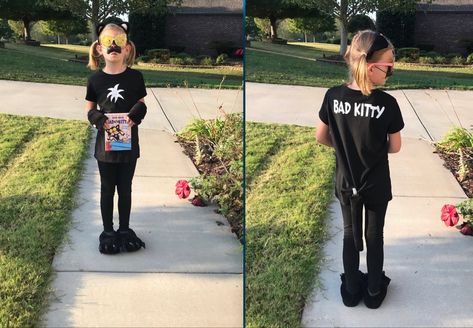 Bad Kitty book character school
costume Bad Kitty Costume, Boys Halloween Costumes Diy, Book Character Day, Book Costumes, Book Character Costumes, Theme Days, Boy Halloween Costumes, Bad Cats, Cat Books