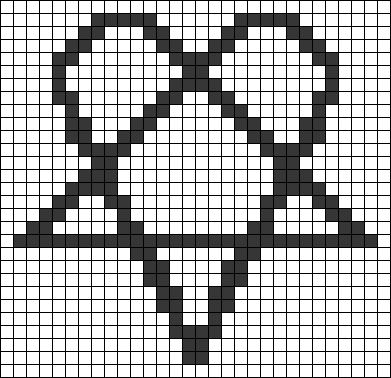 Goth Crochet Ideas, Goth Pixel Art, Goth Logo, Logo Music, Plastic Fantastic, Goth Bands, Tapestry Crochet Patterns, Crochet Inspo, Art Patterns