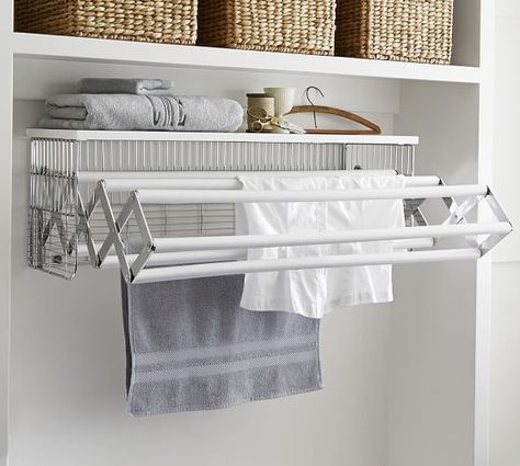 Laundry Room Storage Shelves, Drying Room, Small Laundry Room Organization, Room Storage Diy, Dream Laundry Room, Laundry Room Renovation, Drying Racks, Drying Rack Laundry, Laundry Room Inspiration