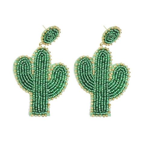 Beaded Cactus, Cactus Earrings, Silver Statement Earrings, Orange Earrings, Saguaro Cactus, Beaded Handbag, Pink Acrylics, Fish Hook Earrings, Crystal Drop Earrings