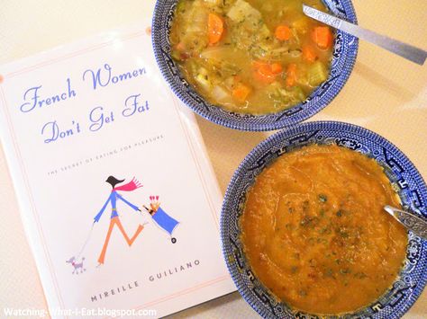 basic vegetable soup ~ chunky or pureed ~ recipe from the inspiring book ~ French Women Don't Get Fat French Women Dont Get Fat Recipes, French Diet, Fat Smash Diet, Low Fat Low Carb, Vegetable Soup Recipes, Fat Foods, Chicken Pot Pie Recipes, Low Carb Eating, French Cooking