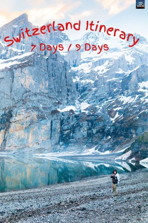 Switzerland Itinerary - 7/9 Days #travel #takeoffwithme #switzerland https://takeoffwithme.com/switzerland-itinerary-for-7-days/ Switzerland Itinerary 7 Days, Switzerland Hiking Itinerary, 7 Days In Switzerland, Switzerland In January, Switzerland Itinerary 1 Week, Week In Switzerland, Vacation Switzerland, Switzerland Travel Itinerary, Switzerland Christmas