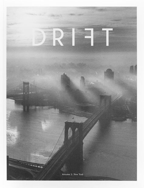 Drift Magazine - Volume 1 - Self Edge Coffee In New York, Magazine Front Cover, New York Coffee, Coffee Culture, Drink Coffee, Photo Series, Staten Island, Magazine Subscription, Print Magazine