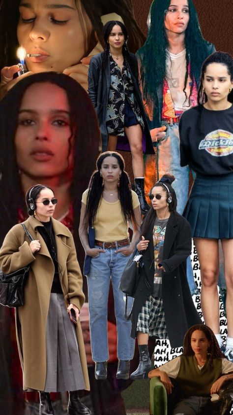 Zoe Kravitz Inspired Outfits, Rob From High Fidelity, High Fidelity Outfits Aesthetic, High Fedility Zoe Outfits, High Fedility Zoe, Zoe Kravitz Style High Fidelity, Zoe Kravitz High Fidelity Outfits, High Fidelity Zoe Kravitz, Zoe Kravitz Outfits