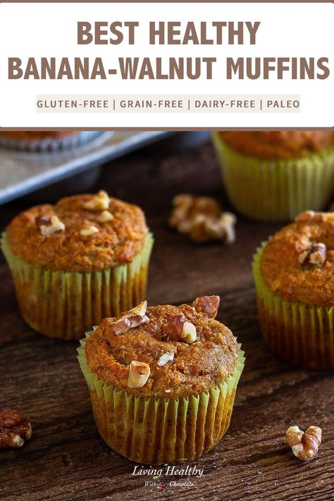 Healthy Banana Nut Muffins Clean Eating, Healthy Banana Nut Muffins Almond Flour, Gluten Free Banana Walnut Muffins, Almond Flour Banana Nut Muffins, Almond Flour Banana Bread Muffins, Healthy Banana Nut Muffins, Gluten Free Banana Nut Muffins, Moist Banana Nut Muffins, Paleo Banana Nut Muffins