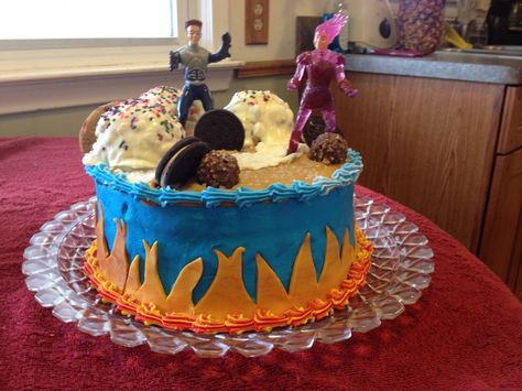 Sharkboy and Lavagirl cake that I designed ad made for my niece's birthday! Shark Boy And Lava Girl Birthday Party, Sharkboy And Lava Girl, Shark Boy And Lava Girl, Girl Party Ideas, Birthday Cakes For Girls, Lava Girl, Cakes For Girls, Girl Birthday Cake, Shark Birthday Cakes