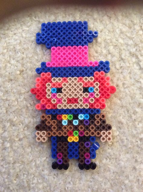 Perler Ideas, Hamma Beads, The Mad Hatter, Hama Beads, Mad Hatter, Types Of Art, Beads Jewelry, Perler Beads, Key Chains