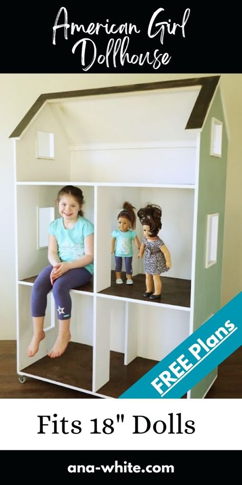 Ag Doll House, American Girl House, American Girl Furniture, American Girl Dollhouse, Girls Furniture, Diy Kids Furniture, American Girl Doll House, Girls Dollhouse, American Girl Diy