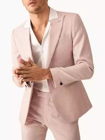 Pink Suit Men, Summer Suits Men, Stylish Mens Suits, Slim Fit Suit Men, Suits Men, Designer Suits For Men, Prom Suits, Pink Suit, Peak Lapel