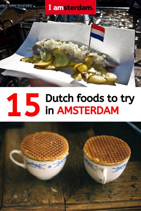 Food In Amsterdam, Typical Dutch Food, Travel To Amsterdam, Netherlands Food, Dutch Cuisine, Dutch Cheese, Amsterdam Itinerary, Dutch Pancakes, Dutch Culture