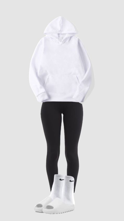 Plain school fitty School Outfits Sporty, Sporty Outfits For School, Cutesy Outfit, Outfits Sporty, Back To School Shoes, Outfits For School, Fasion Outfits, Casual Preppy Outfits, Trendy Outfits For Teens