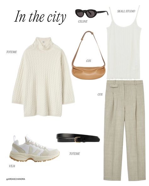 Style Edit by Ardas Chandra — ARDAS CHANDRA Venturi Veja Outfit, Veja Venturi Sneakers Outfit, Veja Venturi Outfit, Cos Crossbody Bag, Veja Venturi Sneakers, Veja Venturi, Crossbody Bag Outfit, Basket Veja, Italy Fits