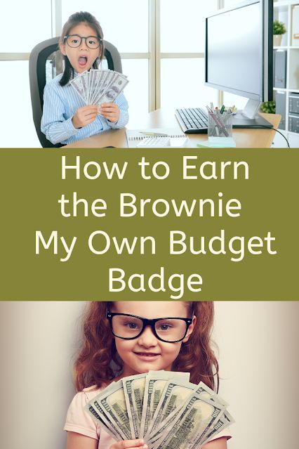 My Own Budget Badge, My Own Budget Brownie Badge, Brownie Budget Builder Badge Ideas, Brownie Budget Builder Badge, Brownie Badge Ideas, Brownie Meeting Ideas, Brownie Badges, Girl Scouts Brownies, Brownie Scouts