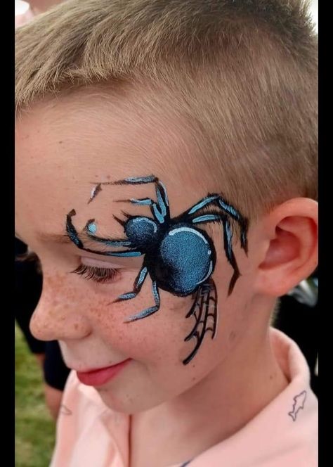 Fairy Face Paint, Fairy Face, Side Face, Face Paints, Kids Face Paint, Face Paintings, Face Painting Designs, Spiders, Halloween Kids