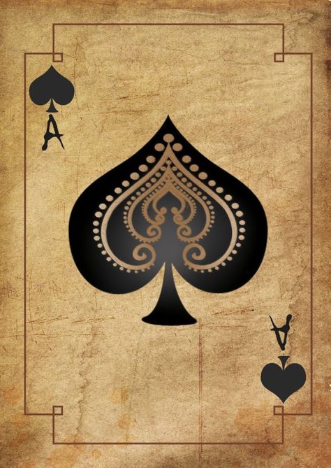 Playing_Cards_Ace_of_Spades_NemezisAmaranth Ace Of Spades, Playing Card, Lanvin, Art