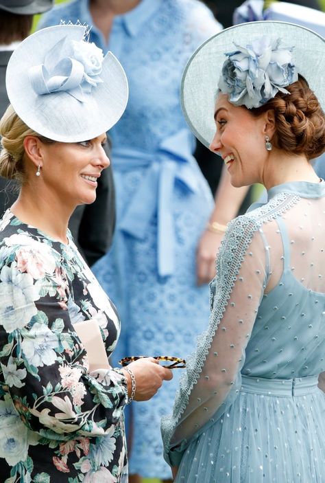 Kate Middleton and Zara Tindall’s Royally Cute Friendship, in Pictures Zara Tindall, Kate Middleton Pictures, Zara Phillips, Royal Ascot Hats, Mike Tindall, Princess Eugenie, Duchess Catherine, Princess Anne, Royal Ascot