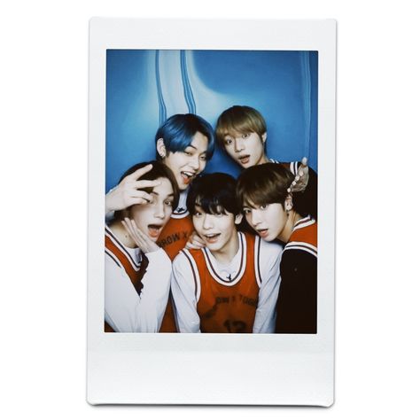 Txt Group Photo Polaroid, Txt Film Strip, Txt Polaroid Ot5, Txt Polaroid Printable, Kpop Polaroid Icons, Txt Stickers Printable, Txt Polaroid, Kpop Polaroids, Kpop Polaroid