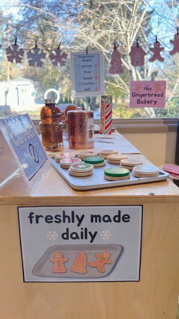 Gingerbread Bakery Dramatic Play, Bakery Dramatic Play, Gingerbread Bakery, The Gingerbread Man, Dramatic Play Area, Traditional Tales, Preschool Christmas, Compare And Contrast, Dramatic Play