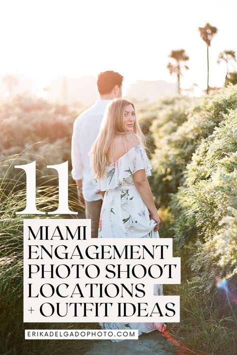 Miami Engagement Photos, Engagement Photos Miami, Miami Beach Photography, Engament Photos, Engagement Announcement Photos, Early Spring Wedding, Miami Photos, Beach Engagement Photoshoot, Engagement Season