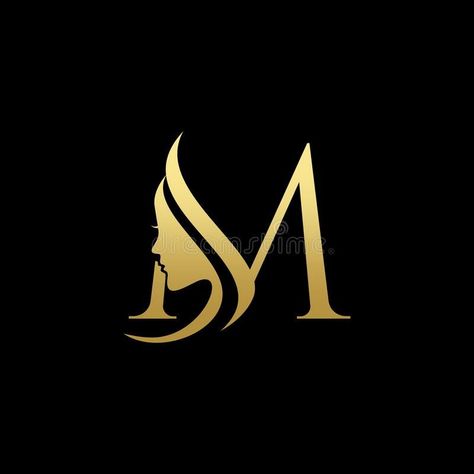 Letter M Design Art, M Y Logo Design, Makeup Logo Design Make Up, Mg Logo Design Letter, Am Logo Design Letter, M Name Logo, M A Logo Design, Hair Beauty Logo Design, M Design Letter