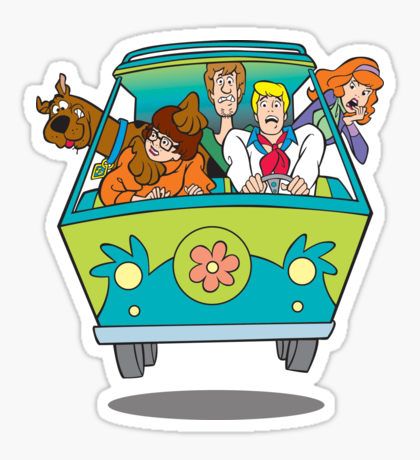 scooby doo Sticker Scooby Gang, Homemade Stickers, Tumblr Stickers, Chalk Drawings, Hydroflask Stickers, Cartoon Stickers, Classic Cartoons, Cool Stickers, Aesthetic Stickers