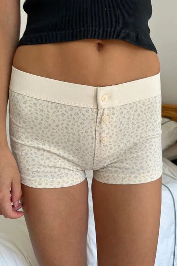 Cotton Undies, Brandy Melville Usa, Soft Boy, Button Detail, Boy Shorts, Brandy Melville, Brandy, Final Sale, Floral Print