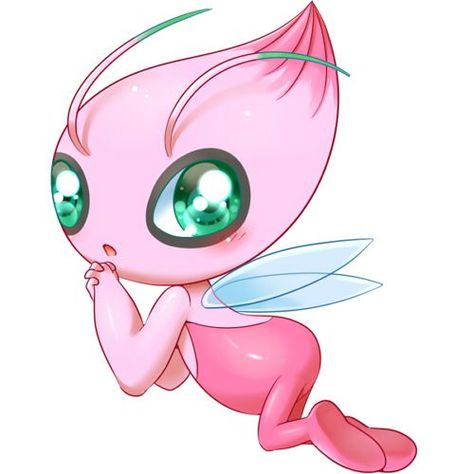 shiny celebi:hmm? -artist:aimia492 Cute Pokemon, Pokemon, Anime, Pink, Art, Pokémon