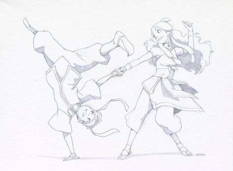 Poses for Katara and Aang - Cave Dance Lauren Montgomery, Avatar Kyoshi, Avatar Series, Avatar The Last Airbender Art, Legend Of Korra, Aang, Avatar The Last Airbender, The Last Airbender, Best Couple