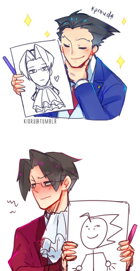 ace attorney - miles edgeworth/phoenix wrightworth/narumitsu Ace Attorney Wright X Edgeworth, Phoenix Wright Matching Icons, Ace Attorney Ships, Phoenix And Miles, Phoenix X Miles, Phoenix Wright And Miles Edgeworth, Ace Attorney Phoenix X Edgeworth, Ace Attorney Narumitsu, Phoenix And Edgeworth