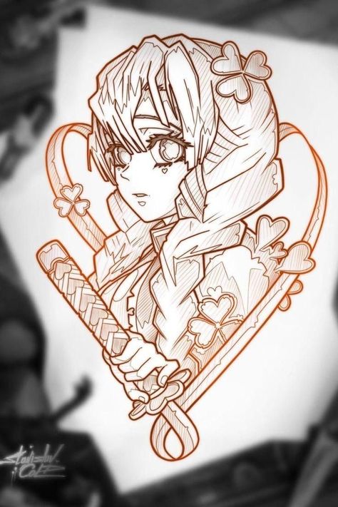 Mitsuri Demon, Slayer Tattoo, Manga Tattoo, Naruto Tattoo, Anime Drawing Books, Tattoo Style Drawings, Anime Tattoos, Do You Believe, Anime Character Drawing